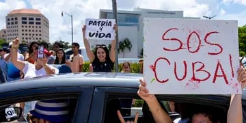 Protesta de cubanos