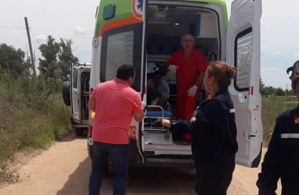 Ambulancia Ceibas\nCrédito: Bomberos Ceibas