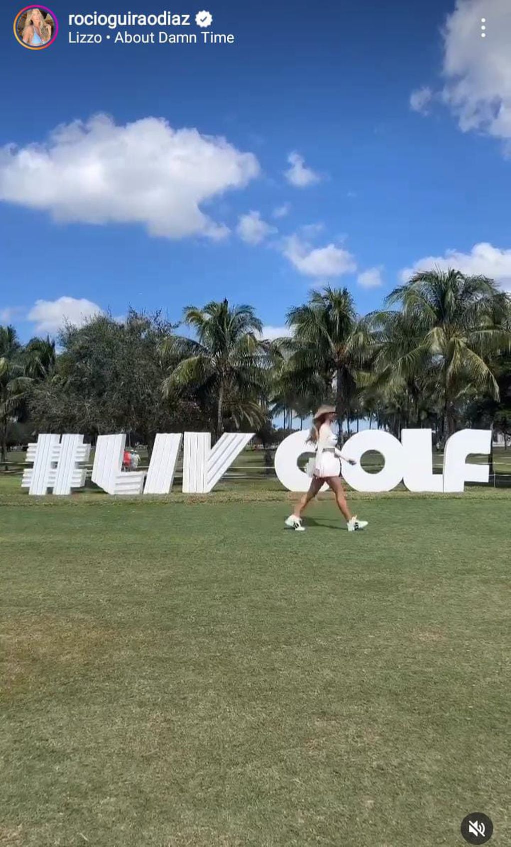 Rocío Guirao Díaz en el Liv Golf.