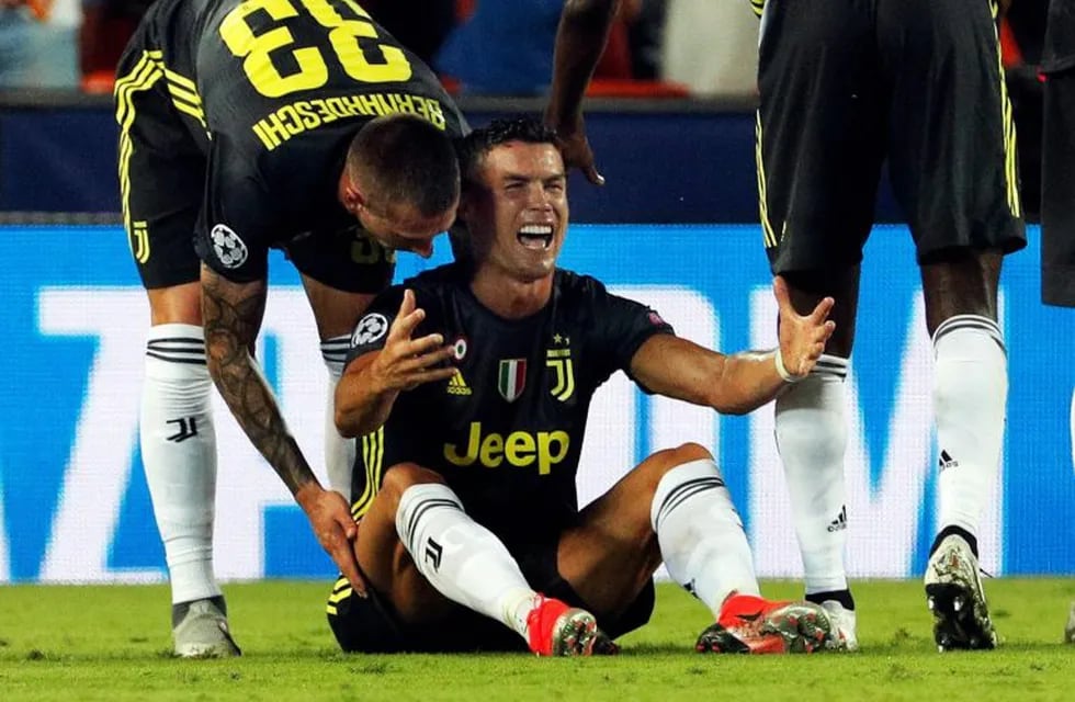 Cristiano Ronaldo se fue llorando tras ser expulsado en Juventus