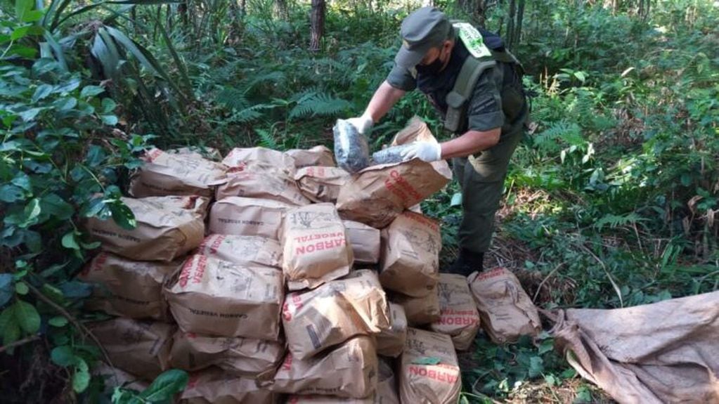 Golpe al narcotráfico en Caraguatay: Gendarmería decomisó 216 kilogramos de marihuana
