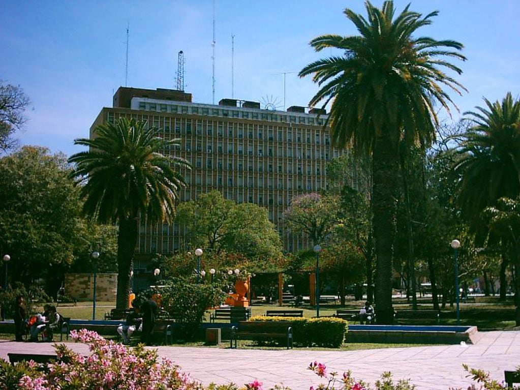 Vista desde la Plaza 25 de Mayo en Resistencia (Web).