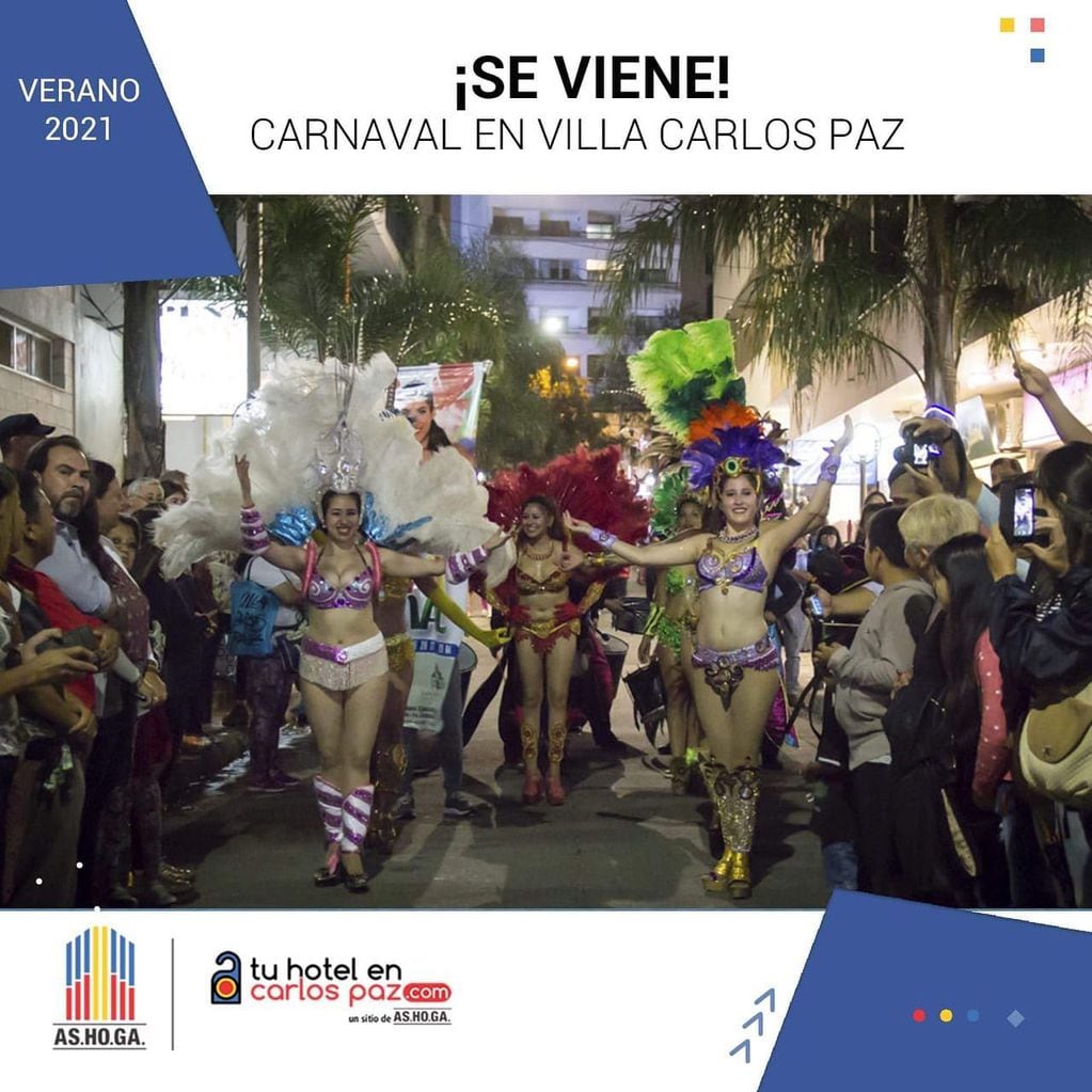 Muy buenas expectativas en Carlos Paz para este "finde extra largo" de carnaval.