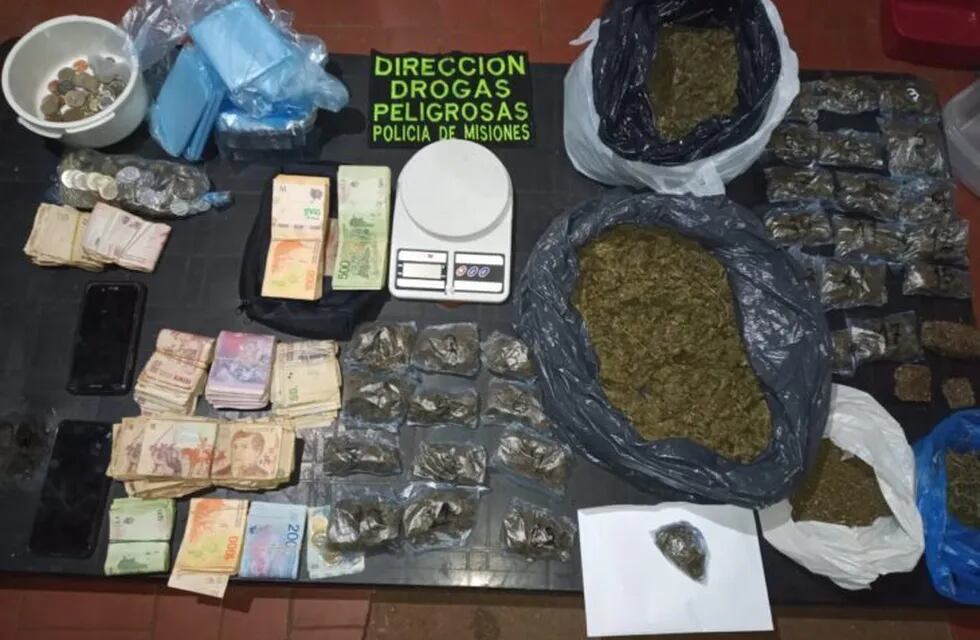 Golpe al narcotráfico: desbaratan kiosco narco en Posadas.