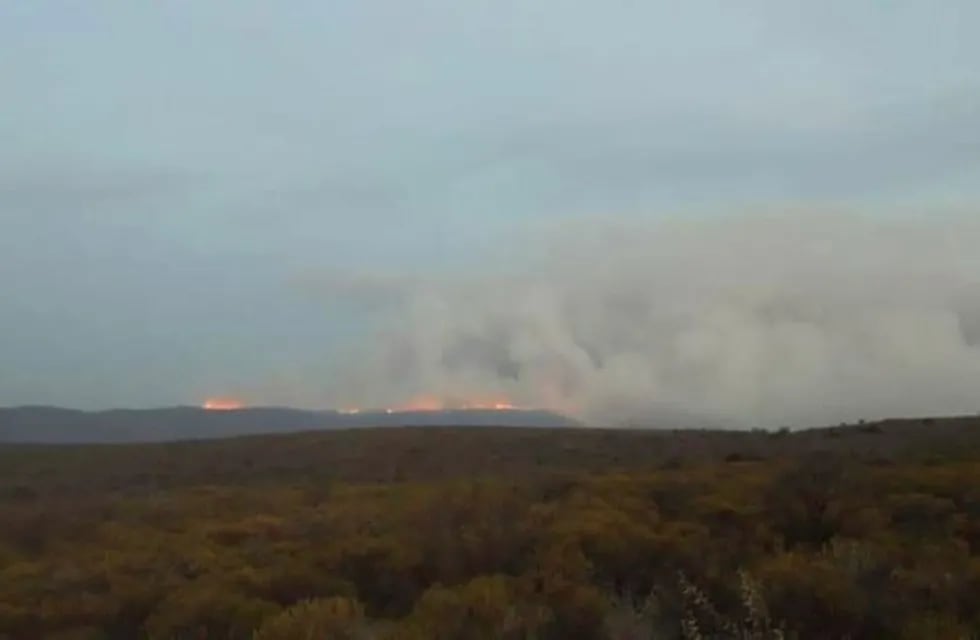 Incendios forestales en las sierras cordobesas. Septiembre de 2020. (Foto: web).