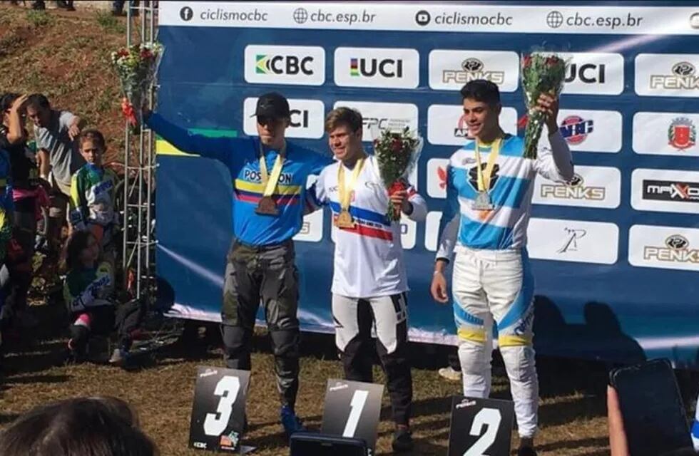 Matias Brizuela medalla de plata Panamericano BMX