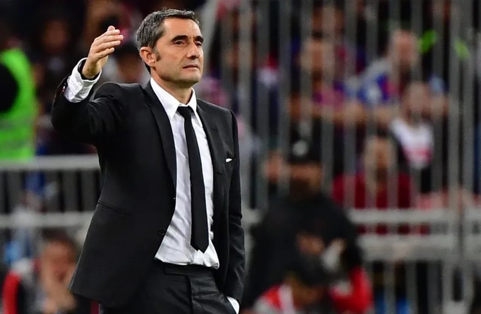 Barcelona despidió a Ernesto Valverde. (AFP)