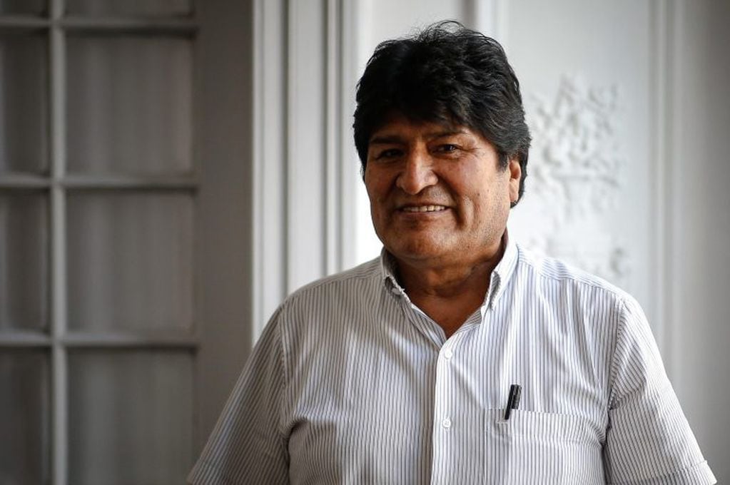 Evo Morales en Buenos Aires, el 24 de diciembre de 2019. (EFE/Juan Ignacio Roncoroni)