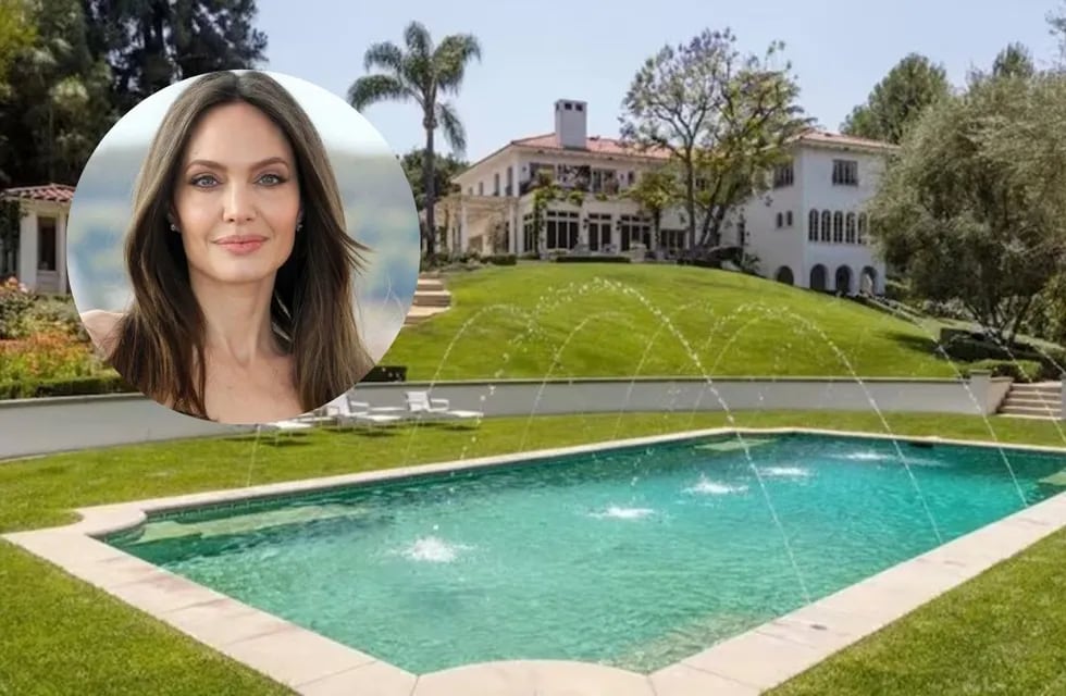 Así es la lujosa casa de Angelina Jolie en Los Ángeles
