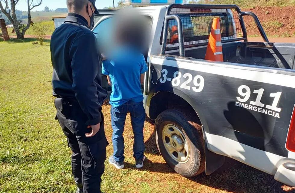 Campo Viera: dieron con un motovehículo robado en Colonia Alberdi. Policía de Misiones