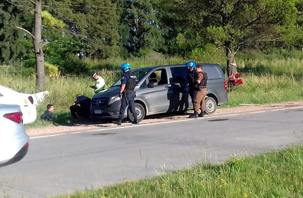 Vehículo detenido\nCrédito Policía Gualeguaychú