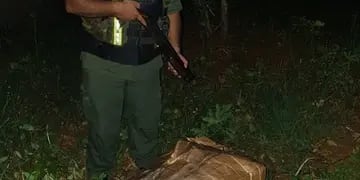 Puerto Iguazú: hallaron cocaína y marihuana en un trillo que conduce hacia el río Paraná