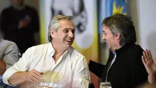 Alberto Fernández y Máximo Kirchner