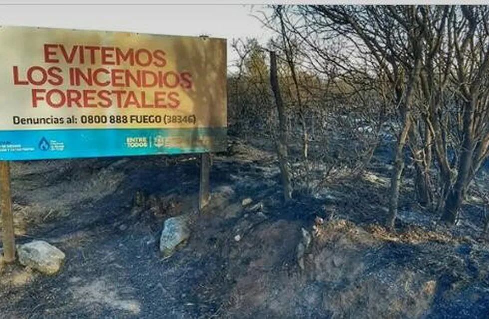 Continúa el riesgo extremo de incendios en toda la provincia de Córdoba.