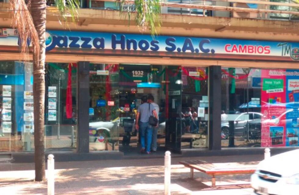 Mazza Hermanos la más importante agencia cambiaria de Posadas que dejó de operar en la compra y venta de divisas.
