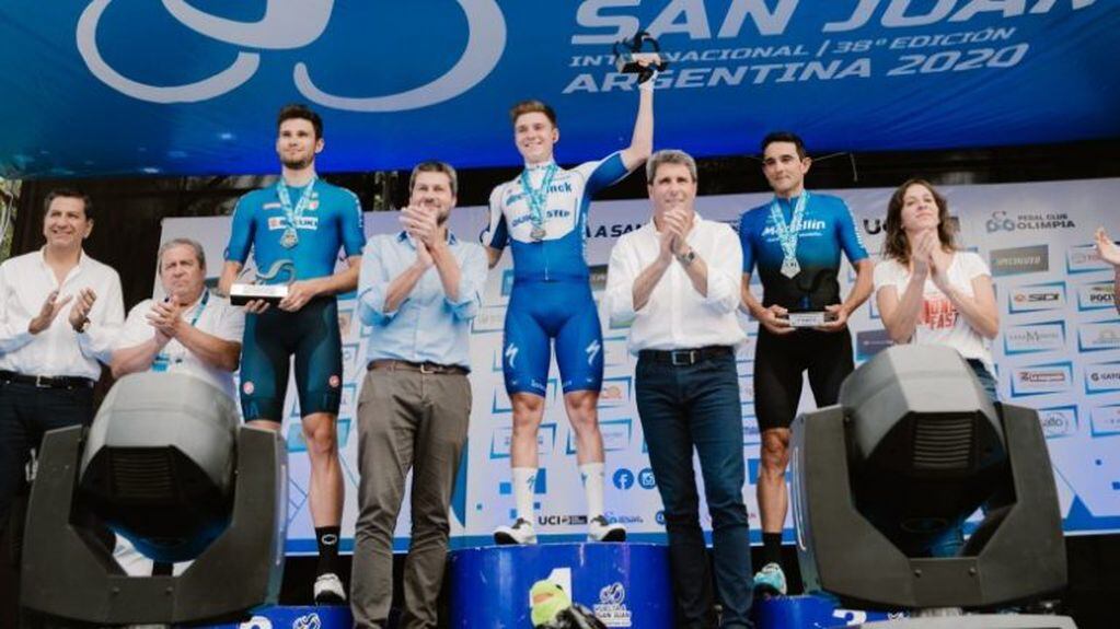 Remco Evenepoel, el líder de la general.