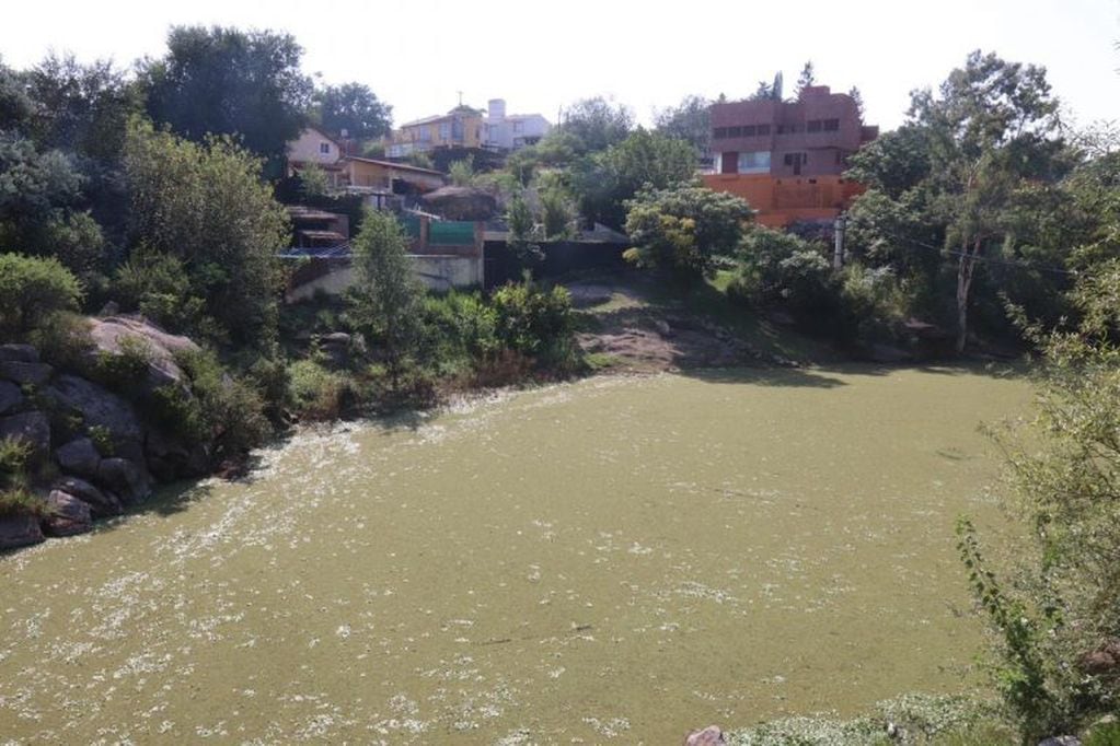 El estado actual del agua en Villa Carlos Paz. (Foto: Municipal).