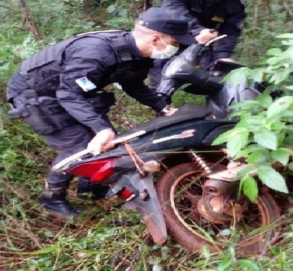 Recuperaron una motocicleta robada en Oberá.