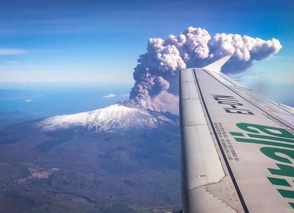 El volcán Etna (Foto: Twitter)