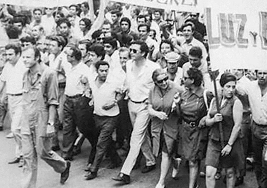 Cordobazo, una de las marchas que marcaron la política y la cultura argentina en la década del 60.