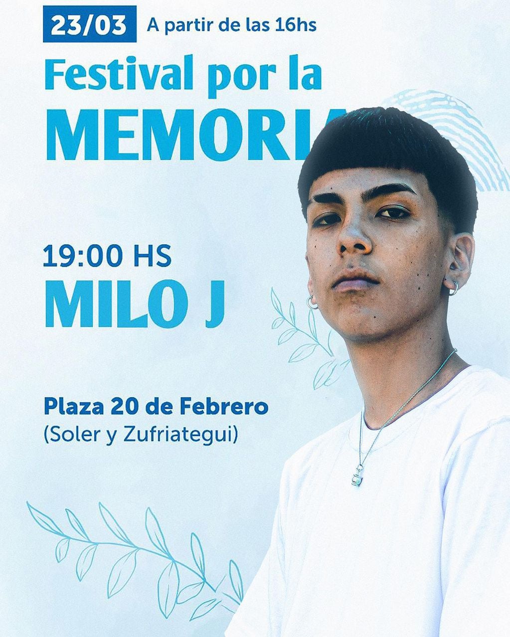 Milo J se presentará gratis por el Día de la Memoria: cuándo y dónde será el show
