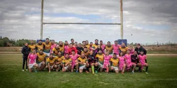 Rugby inclusivo. Encuentro entre Huarpe de Mendoza y Flamenco de La Rioja.
