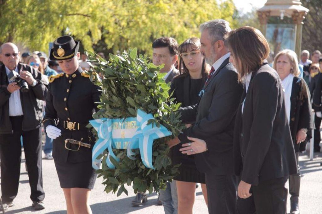 Con fervor patrio, se realizó el homenaje a Pringles y a los granaderos puntanos.