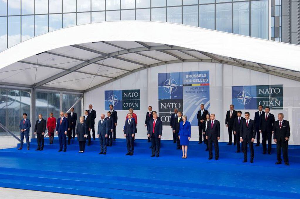 Inicio de la cumbre de jefes de Estado de la OTAN en Bruselas.(Web)