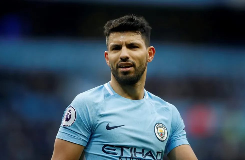 Soccer Football - Premier League - Manchester City vs Chelsea - Etihad Stadium, Manchester, Britain - March 4, 2018   Manchester City's Sergio Aguero   Action Images via Reuters/Carl Recine    EDITORIAL USE ONLY. No use with unauthorized audio, video, data, fixture lists, club/league logos or \