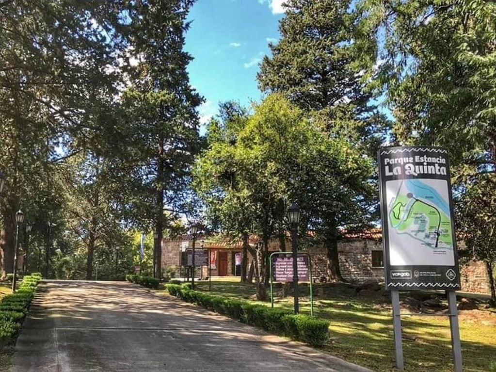 Parque Estancia La Quinta de Villa Carlos Paz. (Foto: Municipalidad VCP).