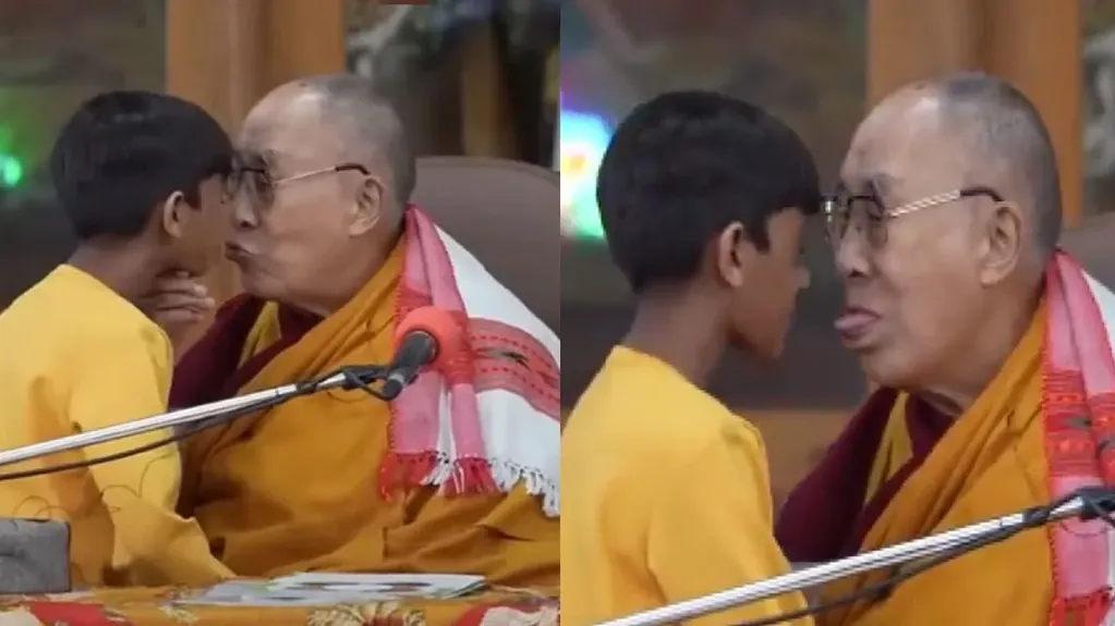 La polémica actitud del Dalai Lama.