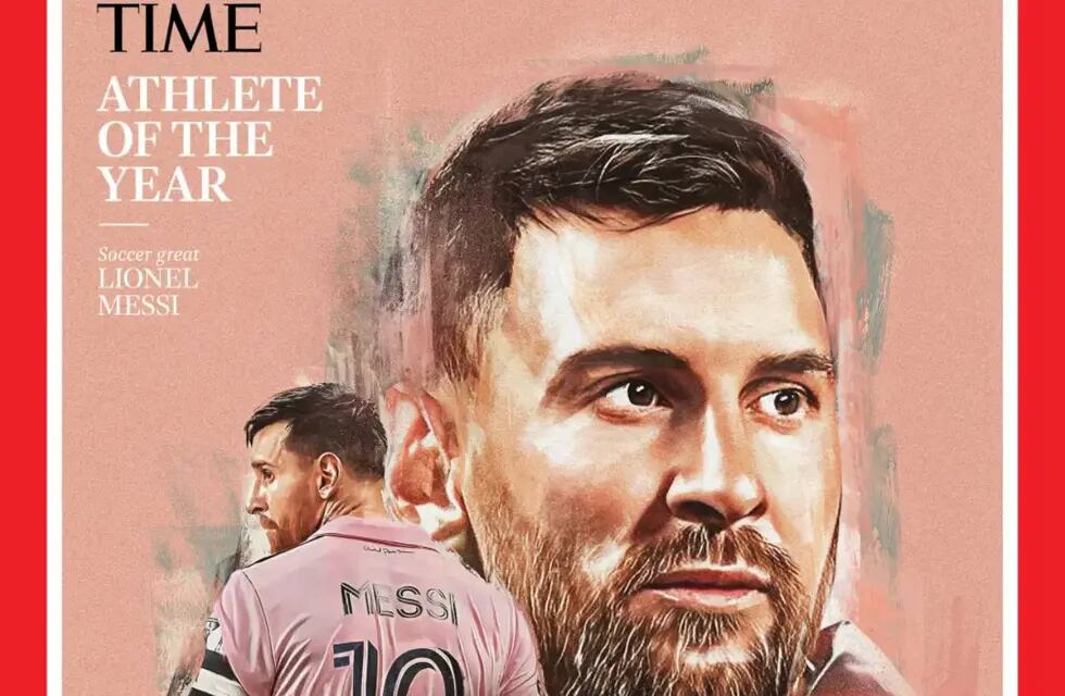 Lionel Messi es portada en la revista Time Magazine. Foto: Prensa