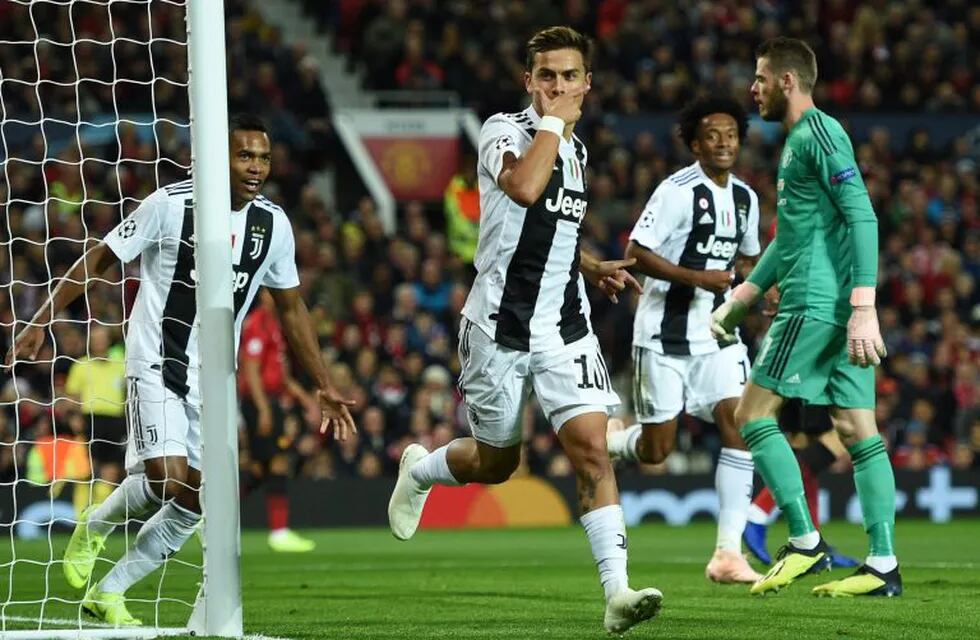 Champions: con gol de Dybala, Juventus superó 1-0 al Manchester United. Foto: AP.