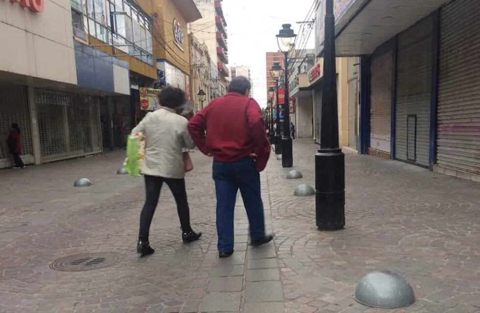 Calles vacías, durante la cuarentena en Jujuy