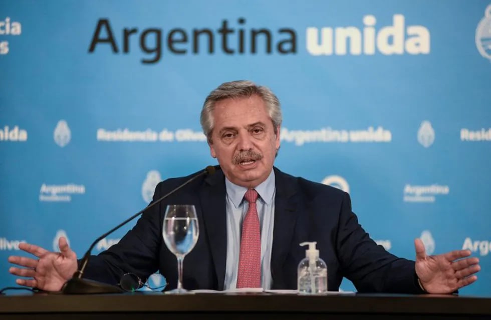 La interpretación de Alberto Fernández sobre el fallo de la Corte. (AFP)