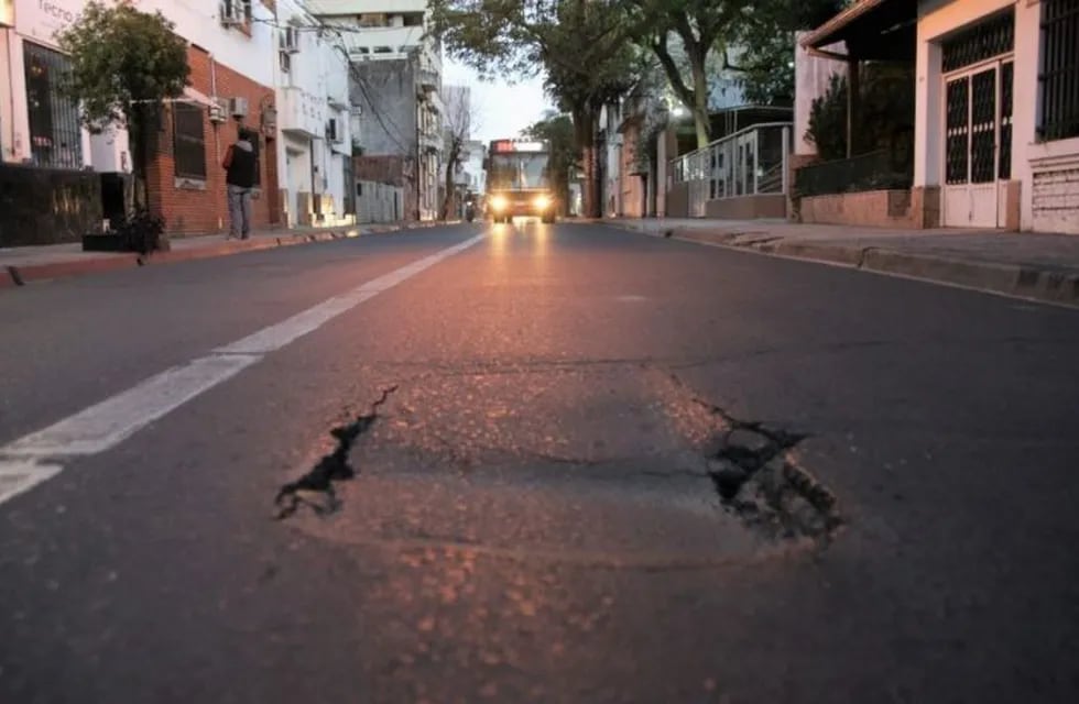 Mal estado de las calles correntinas. (Foto: El Litoral)