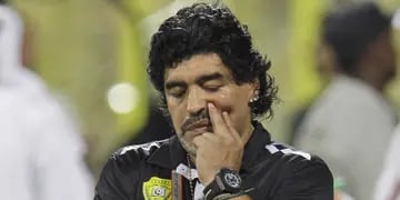 Maradona también manifestó sus ganas de volver al Al Wasl (Foto: AP).