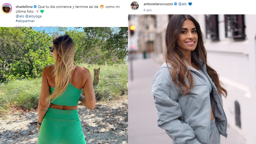 La coincidenca entre Shannon de Lima y Antonela Roccuzzo.