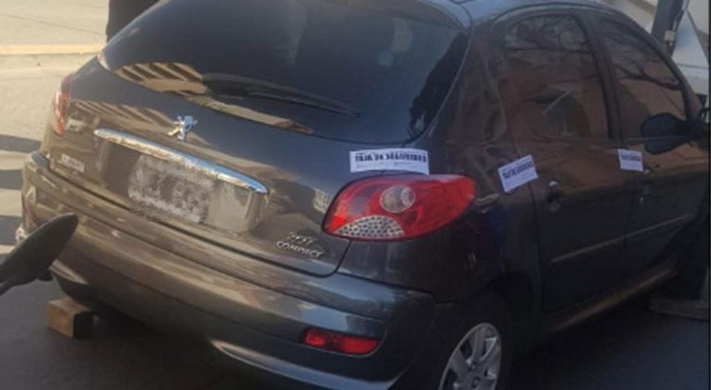 El segundo vehículo secuestrado en Córdoba que prestaba servicios para Uber.