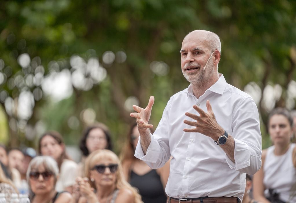 Horacio Rodriguez Larreta no hizo cometarios sobre los dichos de María Eugenia Vidal. Foto: Federico López Claro.