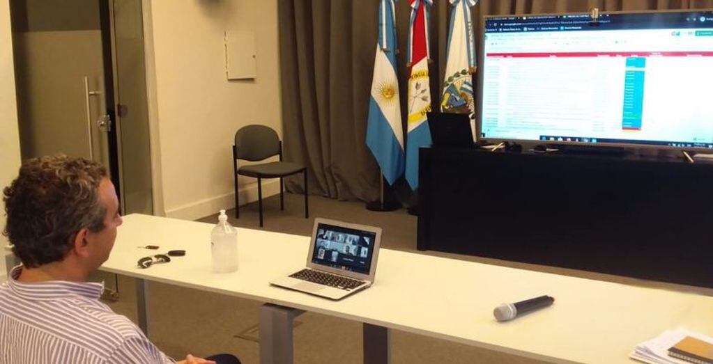 Javkin encabezó una nueva reunión del Consejo de Gestión de Riesgo virtual (Municipalidad de Rosario)