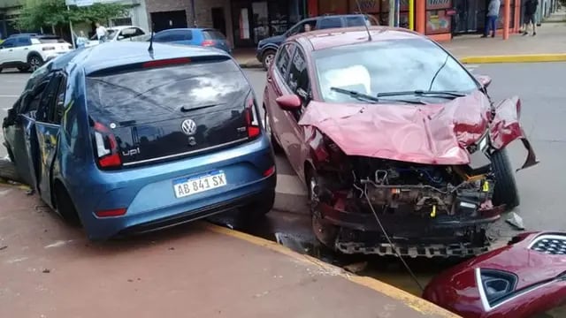 Siniestro vial en Posadas dejó solo daños materiales