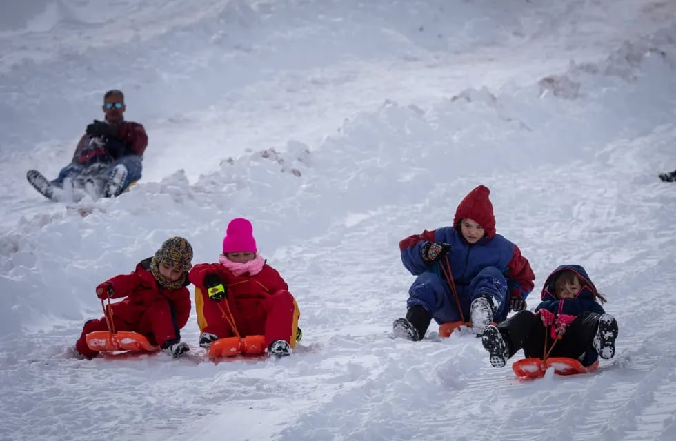 Día de la Niñez en Mendoza. ¿Los más chicos podrán disfrutar de la nieve en su día? Foto: Ignacio Blanco / Los Andes