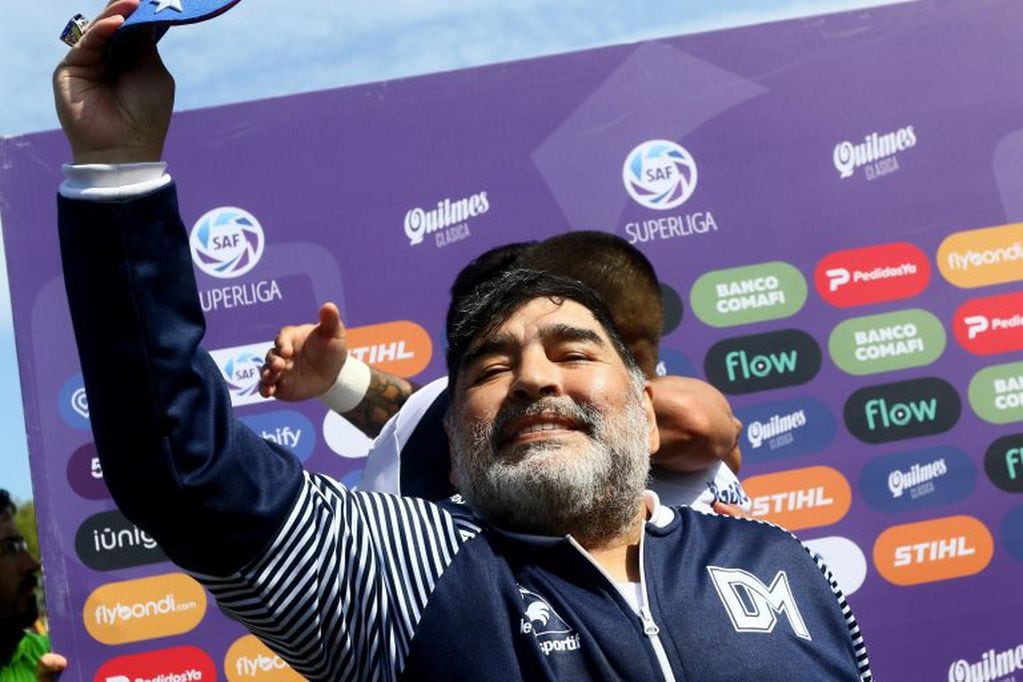 Maradona asumió como DT en La Plata el pasado 8 de septiembre (Foto:EFE/ Arduin Mauricio)