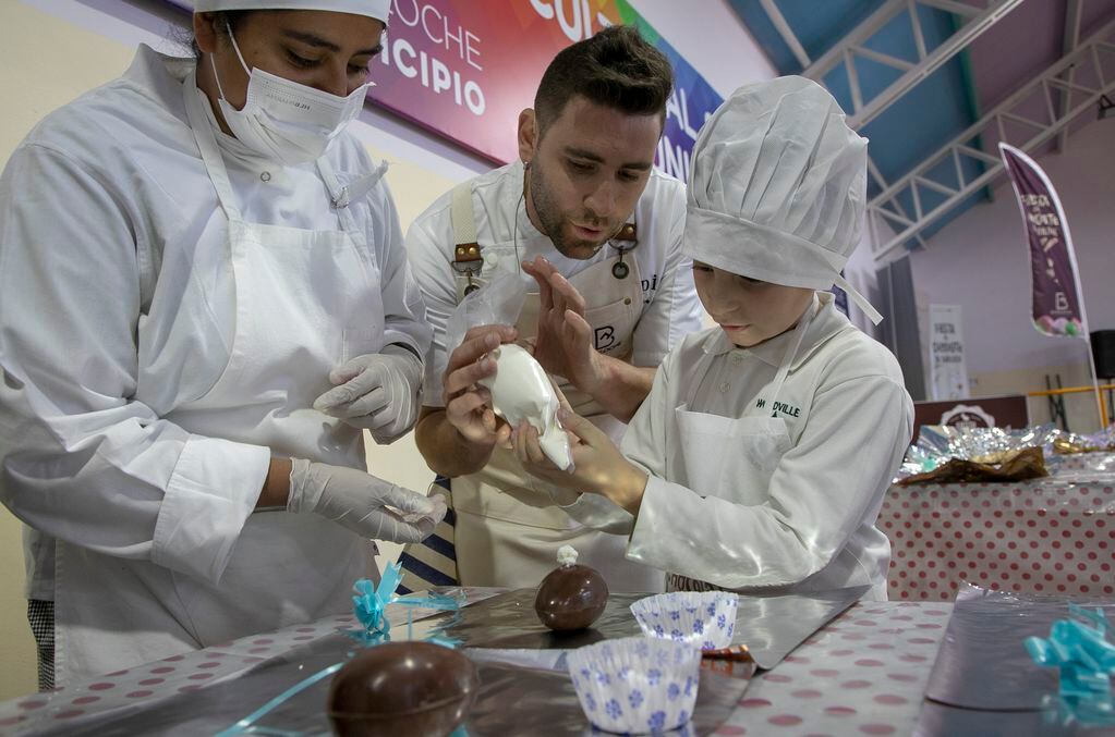Durante la Fiesta Nacional del Chocolate hubo muchas actividades para los niños.