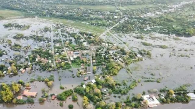 Situación crítica por las fuertes lluvias en Corrientes.