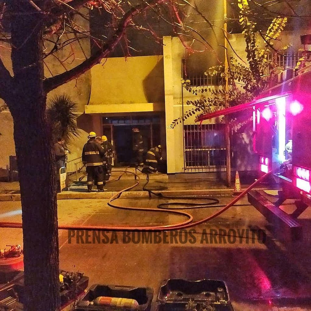 Incendio sofocado en Arroyito