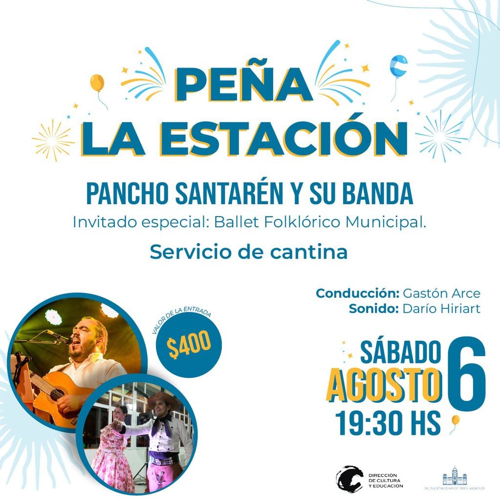 “Peña La Estación”: Pancho Santarén y el Ballet Folklórico Municipal de Tres Arroyos