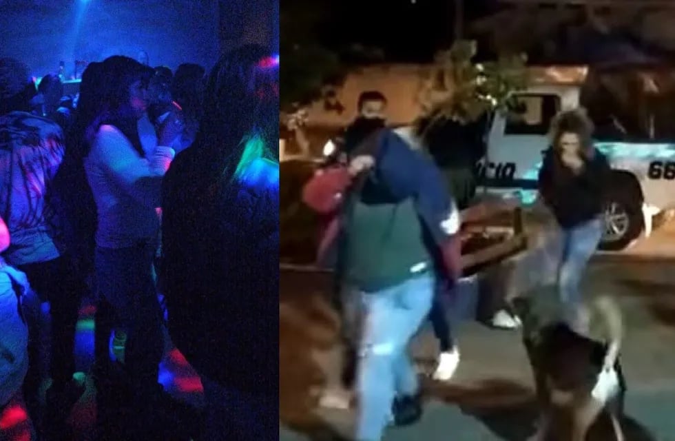 El antes y el después de una noche de fiestas clandestinas en Jujuy, que terminaron con más de 300 personas demoradas.