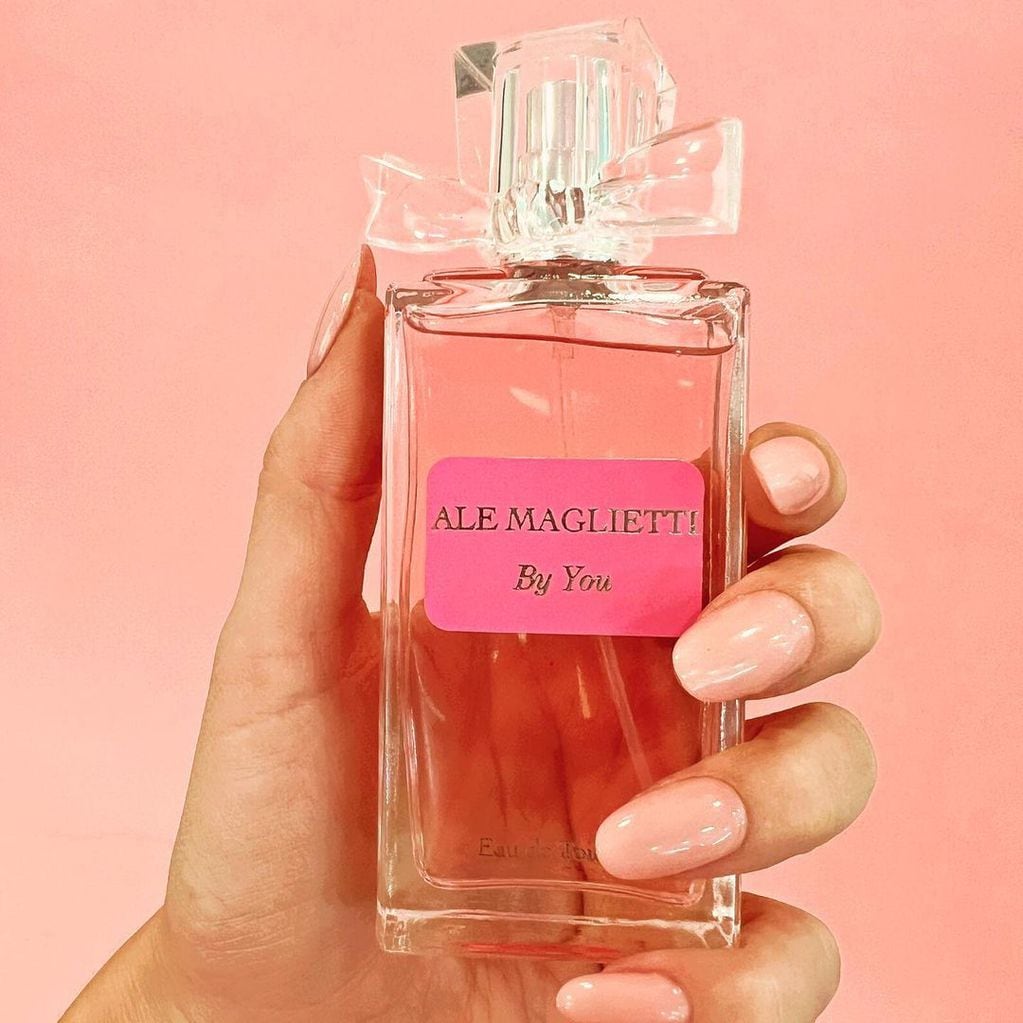 El perfume de Alejandra Maglietti.